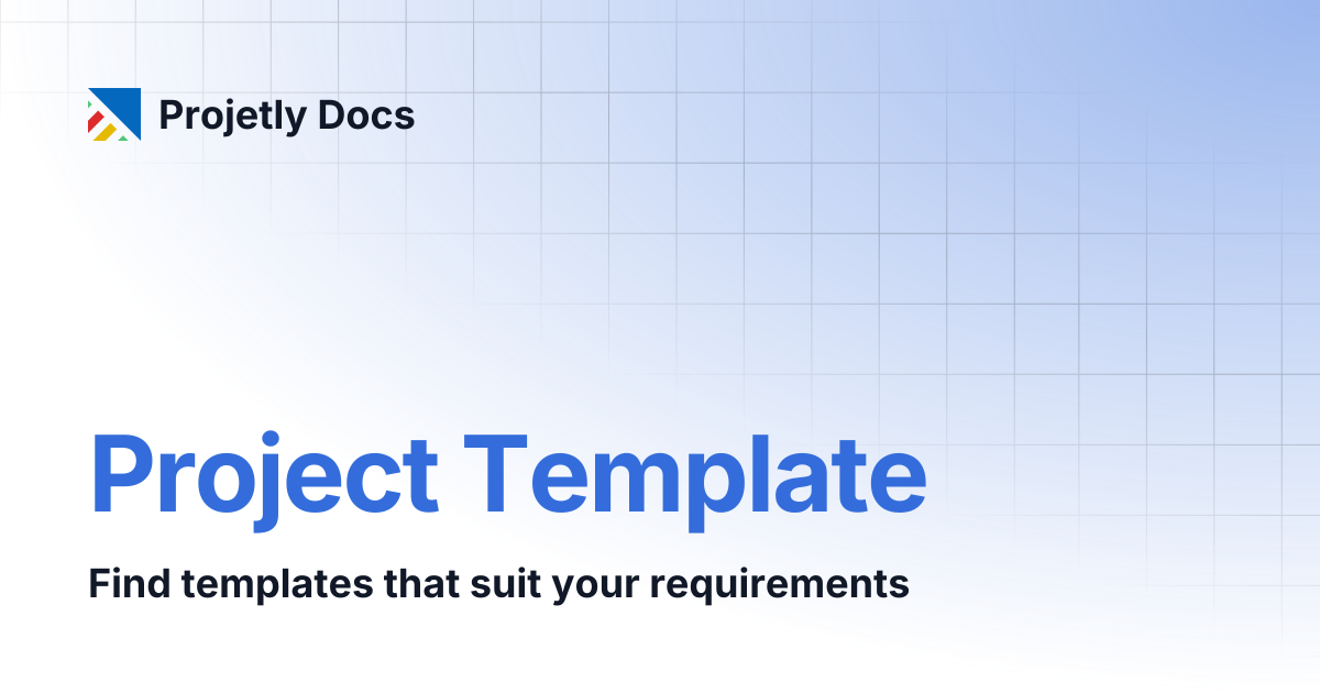 Project Template | Projetly Docs