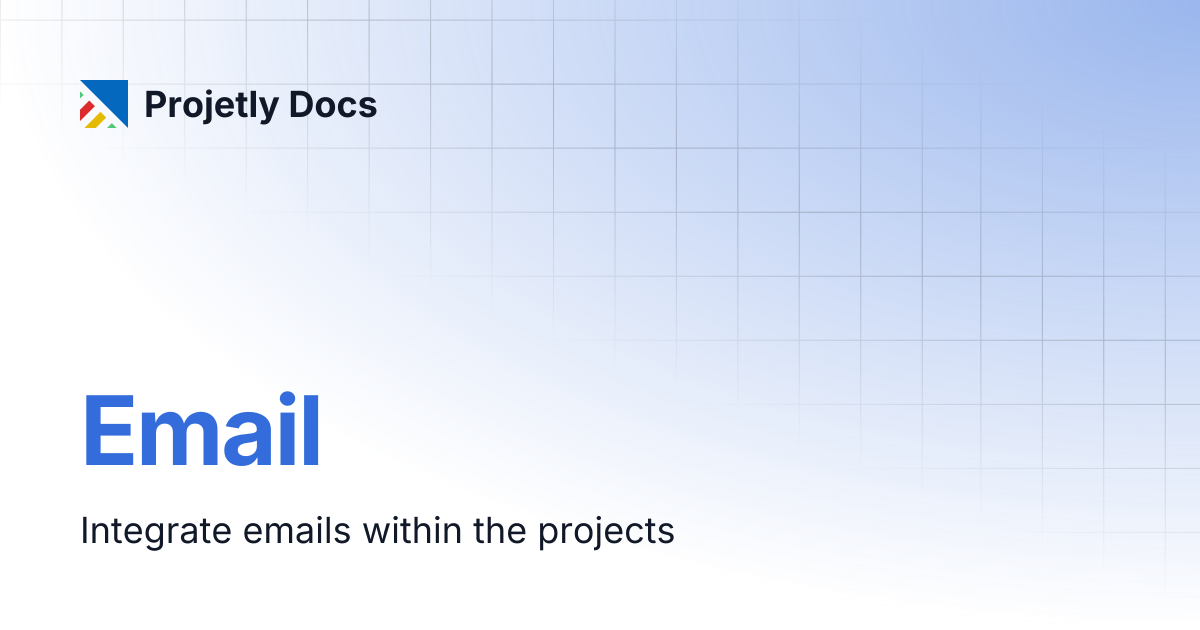 Email | Projetly Docs