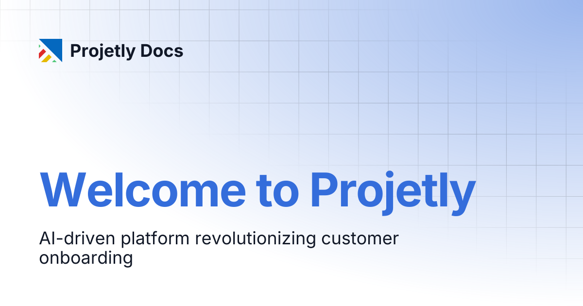 Welcome to Projetly | Projetly Docs
