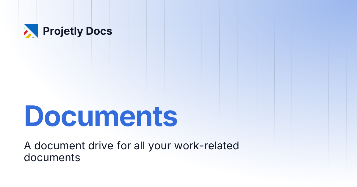 Documents | Projetly Docs